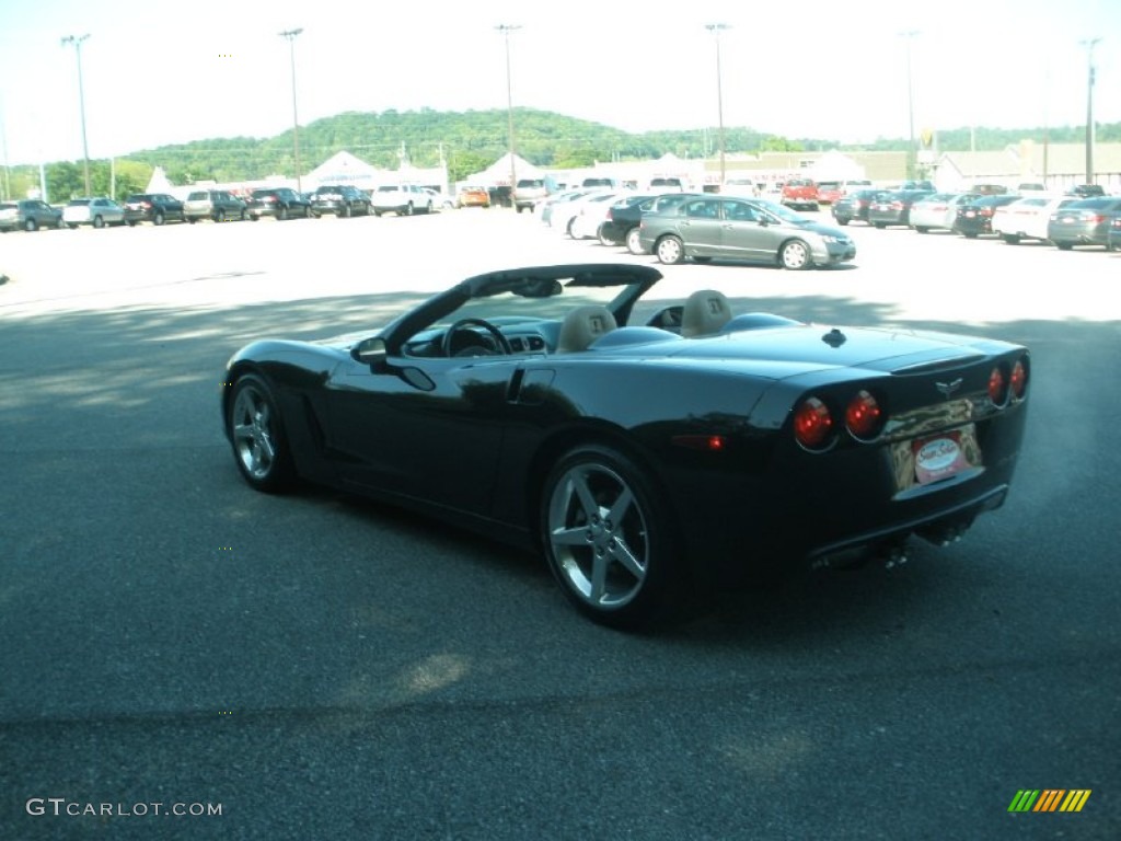 2005 Corvette Convertible - Black / Cashmere photo #9