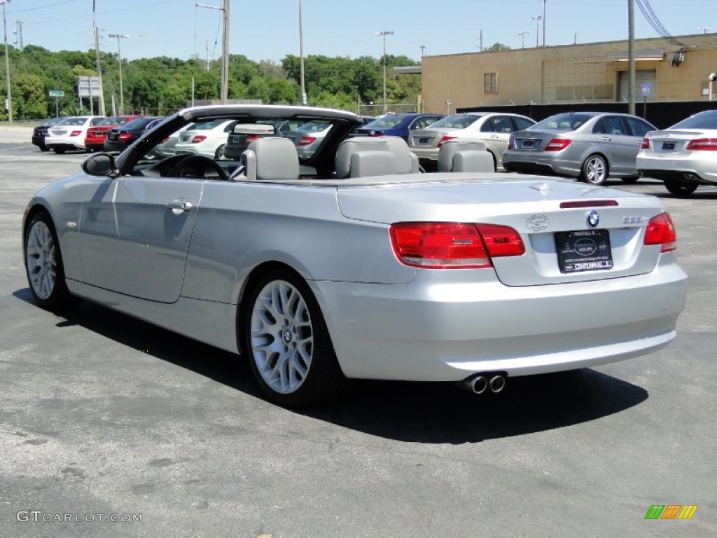 2007 3 Series 328i Convertible - Titanium Silver Metallic / Grey photo #8