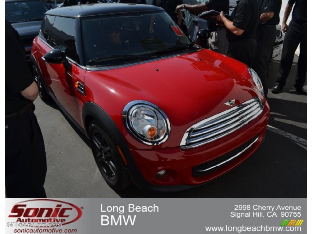 Pure Red Mini Cooper