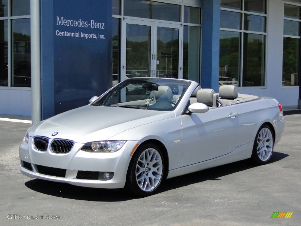 2007 3 Series 328i Convertible - Titanium Silver Metallic / Grey photo #36