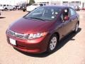 Crimson Pearl - Civic LX Sedan Photo No. 1
