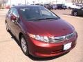Crimson Pearl - Civic LX Sedan Photo No. 3