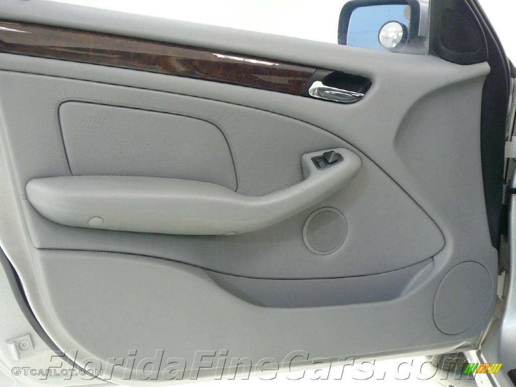 1999 3 Series 328i Sedan - Titanium Silver Metallic / Grey photo #11