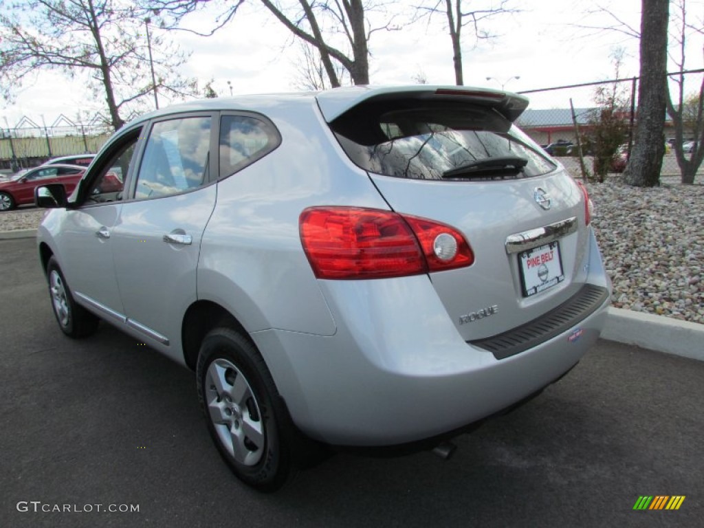 2011 Rogue S AWD - Silver Ice Metallic / Black photo #5
