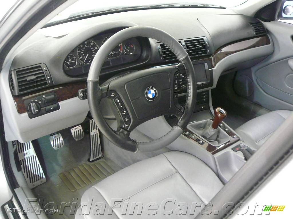 1999 3 Series 328i Sedan - Titanium Silver Metallic / Grey photo #12