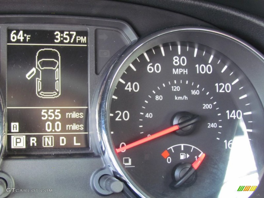 2011 Rogue S AWD - Silver Ice Metallic / Black photo #15