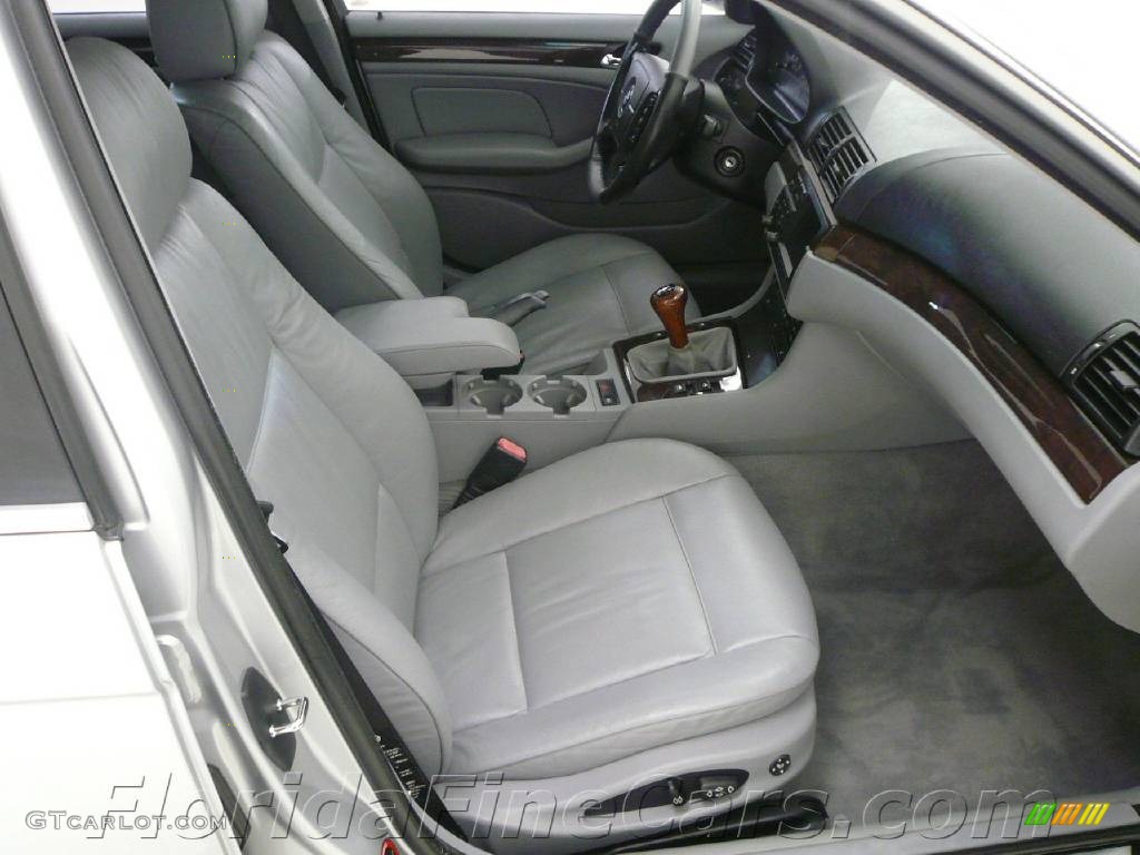 1999 3 Series 328i Sedan - Titanium Silver Metallic / Grey photo #13