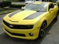 Rally Yellow 2012 Chevrolet Camaro SS Coupe Transformers Special Edition Exterior