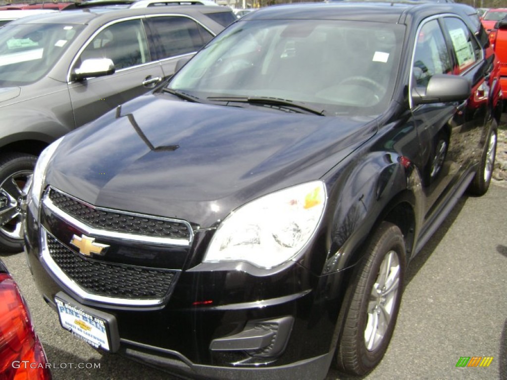 2012 Equinox LS AWD - Black / Jet Black photo #1