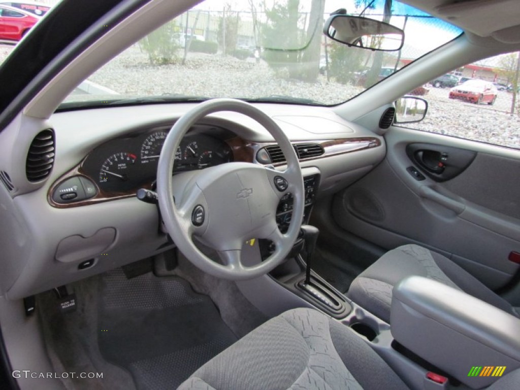2002 Malibu LS Sedan - Forest Green Metallic / Gray photo #8