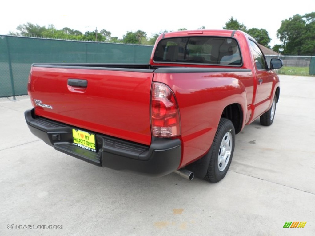 2012 Tacoma Regular Cab - Barcelona Red Metallic / Graphite photo #3