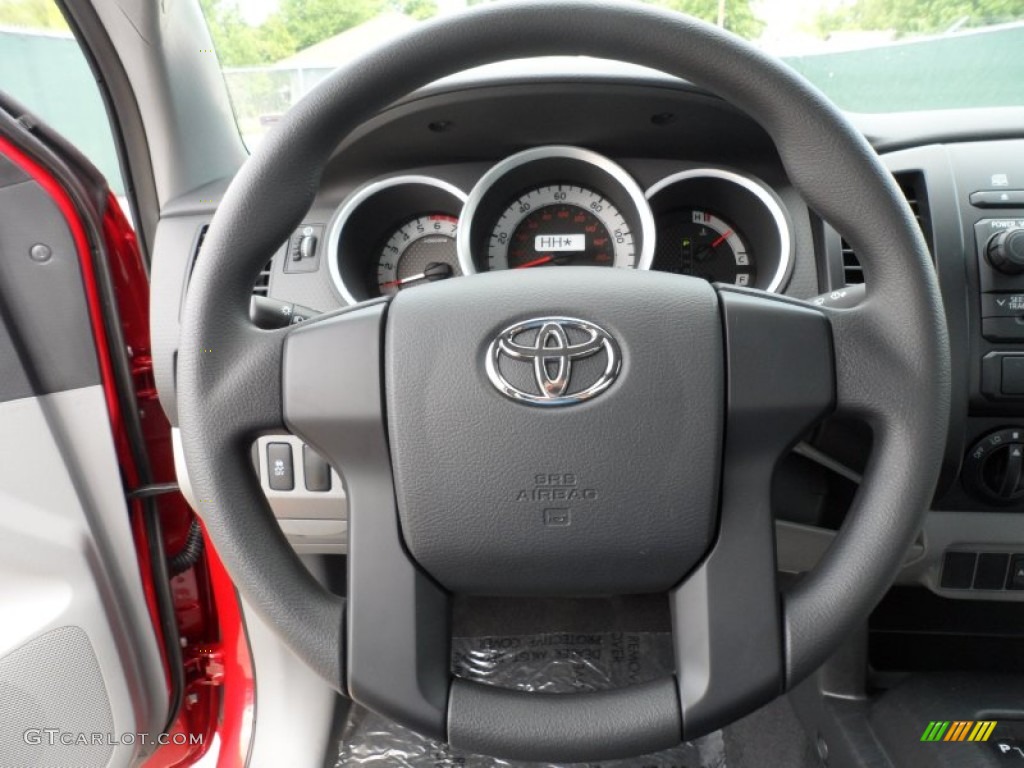 2012 Tacoma Regular Cab - Barcelona Red Metallic / Graphite photo #26