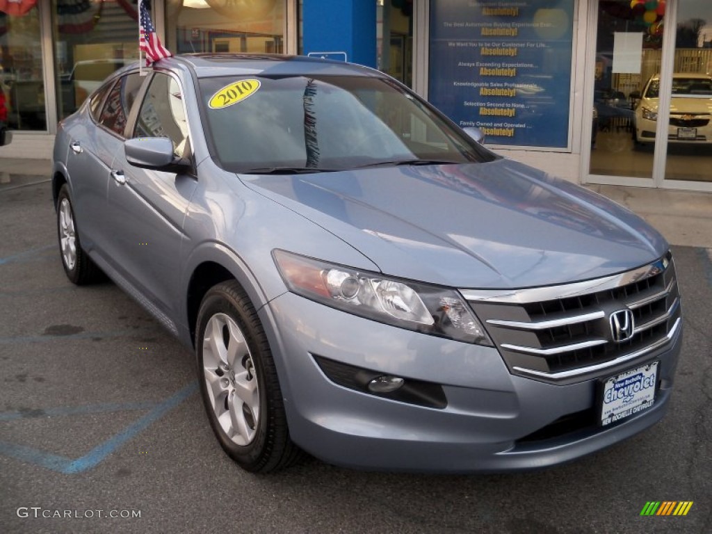 2010 Accord Crosstour EX-L 4WD - Glacier Blue Metallic / Black photo #1