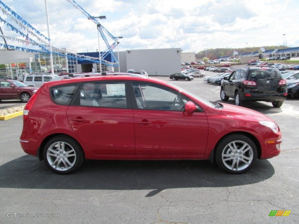 2012 Elantra SE Touring - Chilipepper Red / Black photo #2