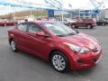 Red Allure 2012 Hyundai Elantra GLS Exterior