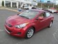 2012 Red Allure Hyundai Elantra GLS  photo #3