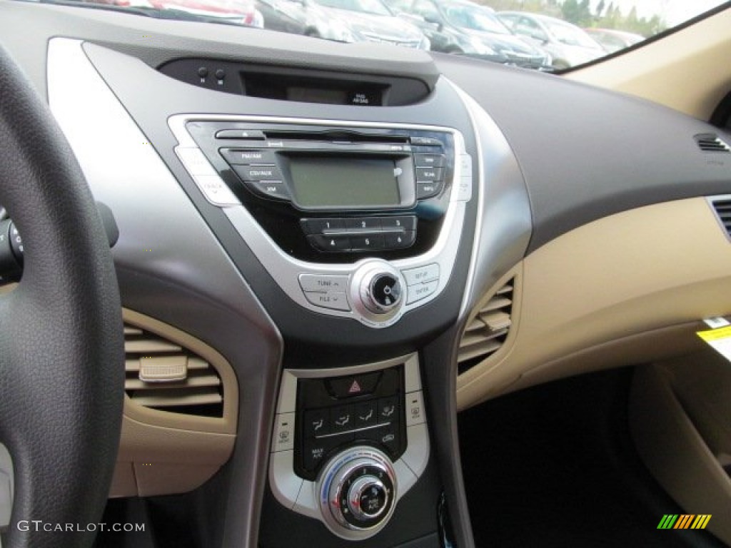 2012 Elantra GLS - Red Allure / Beige photo #9