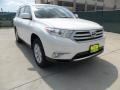 2012 Blizzard White Pearl Toyota Highlander   photo #1