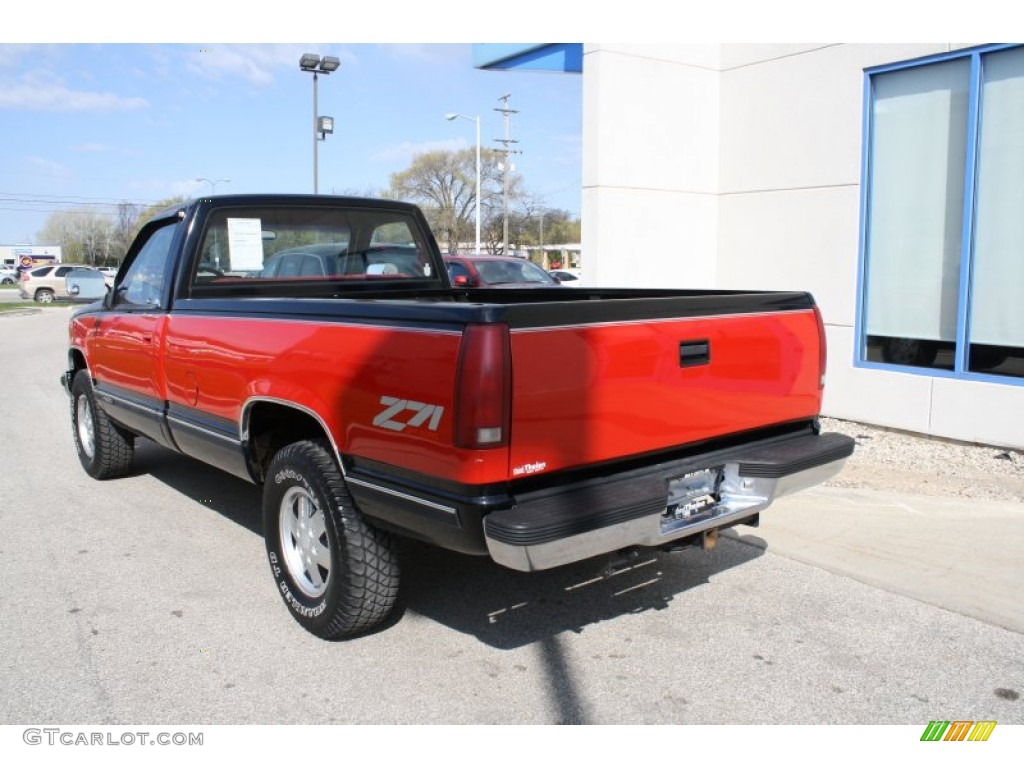 1989 C/K K1500 Regular Cab 4x4 - Sable Black / Garnet photo #6