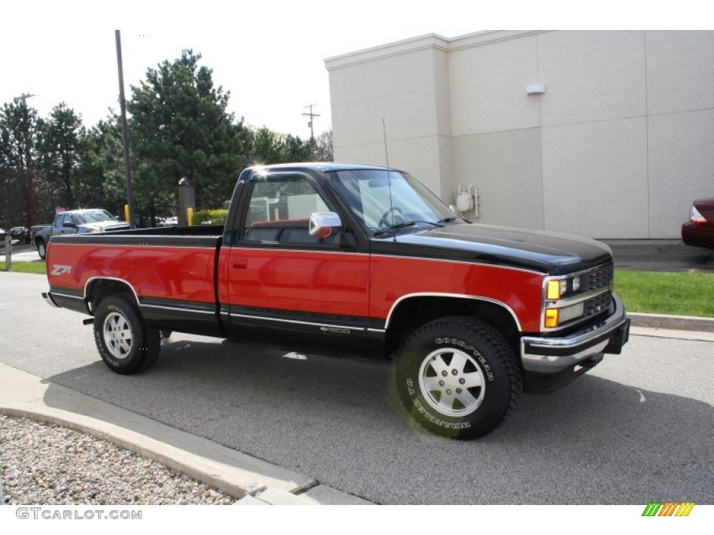 1989 C/K K1500 Regular Cab 4x4 - Sable Black / Garnet photo #14