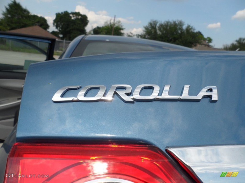 2012 Corolla LE - Tropical Sea Metallic / Ash photo #15
