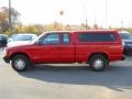 2002 Victory Red Chevrolet S10 LS Extended Cab 4x4  photo #9