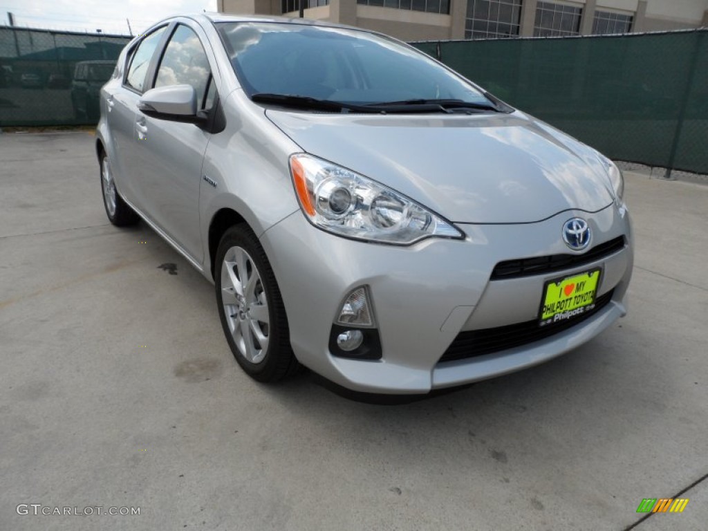 2012 Prius c Hybrid Four - Classic Silver Metallic / Black photo #1