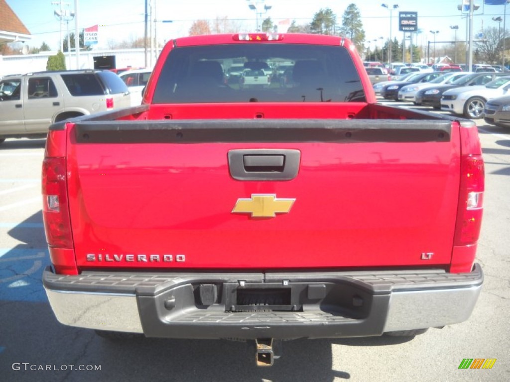 2008 Silverado 1500 LT Extended Cab 4x4 - Victory Red / Ebony photo #4