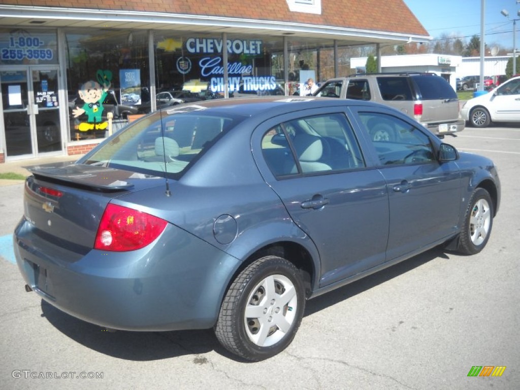 2007 Cobalt LS Sedan - Blue Granite Metallic / Gray photo #3