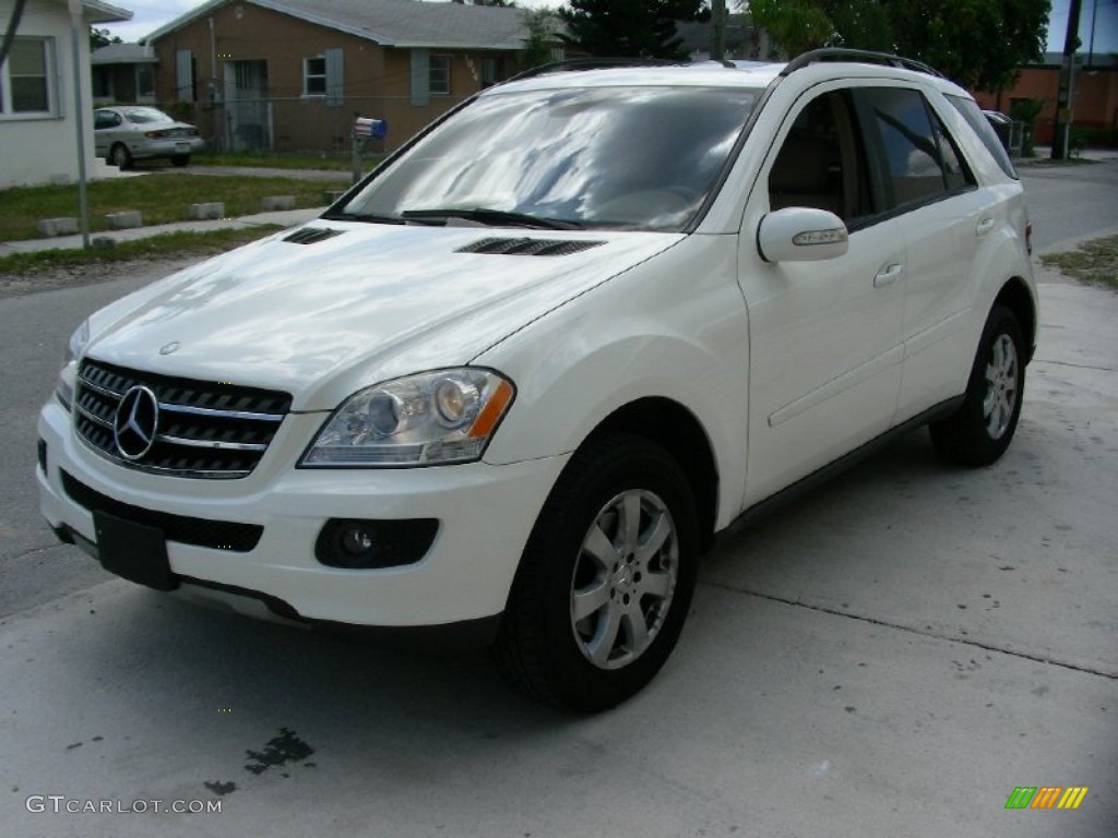 2007 ML 320 CDI 4Matic - Alabaster White / Macadamia photo #1