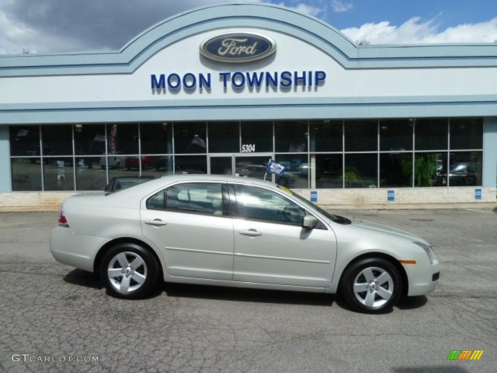 2008 Fusion SE - Light Sage Metallic / Camel photo #1