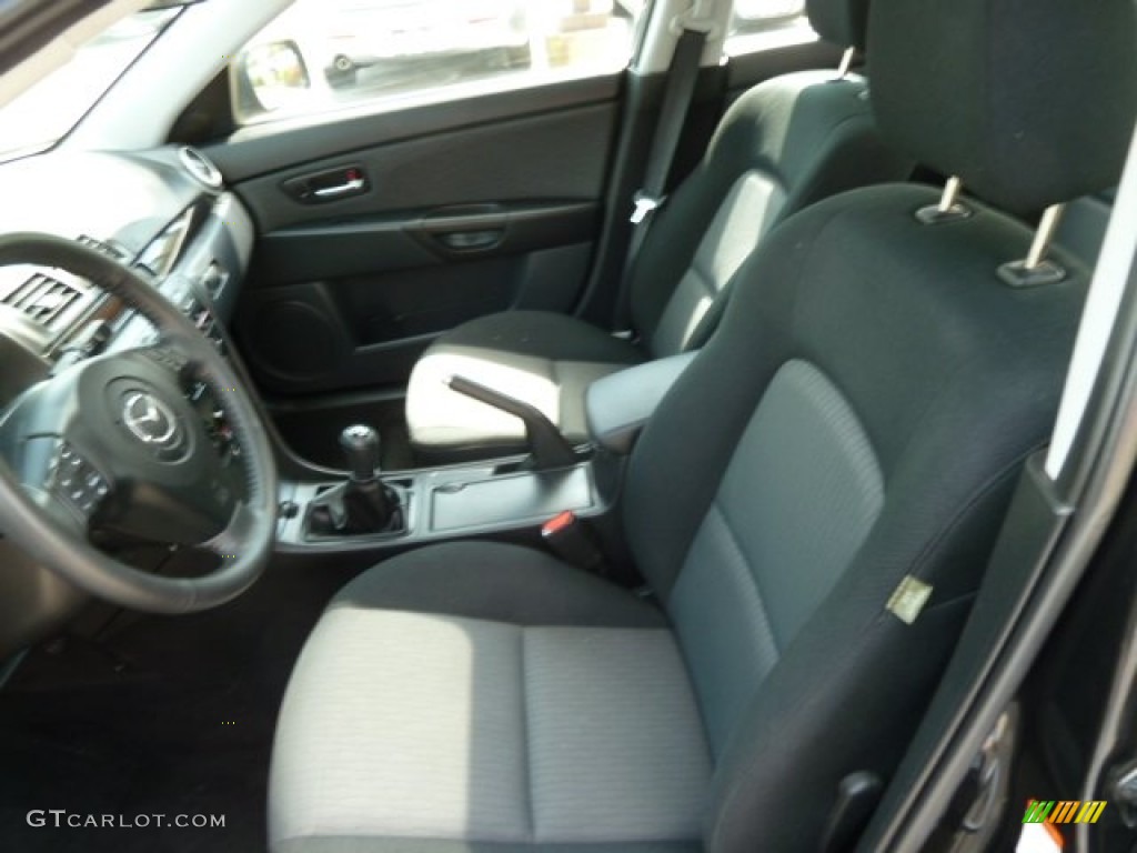 2009 MAZDA3 i Sport Sedan - Black Mica / Black photo #16