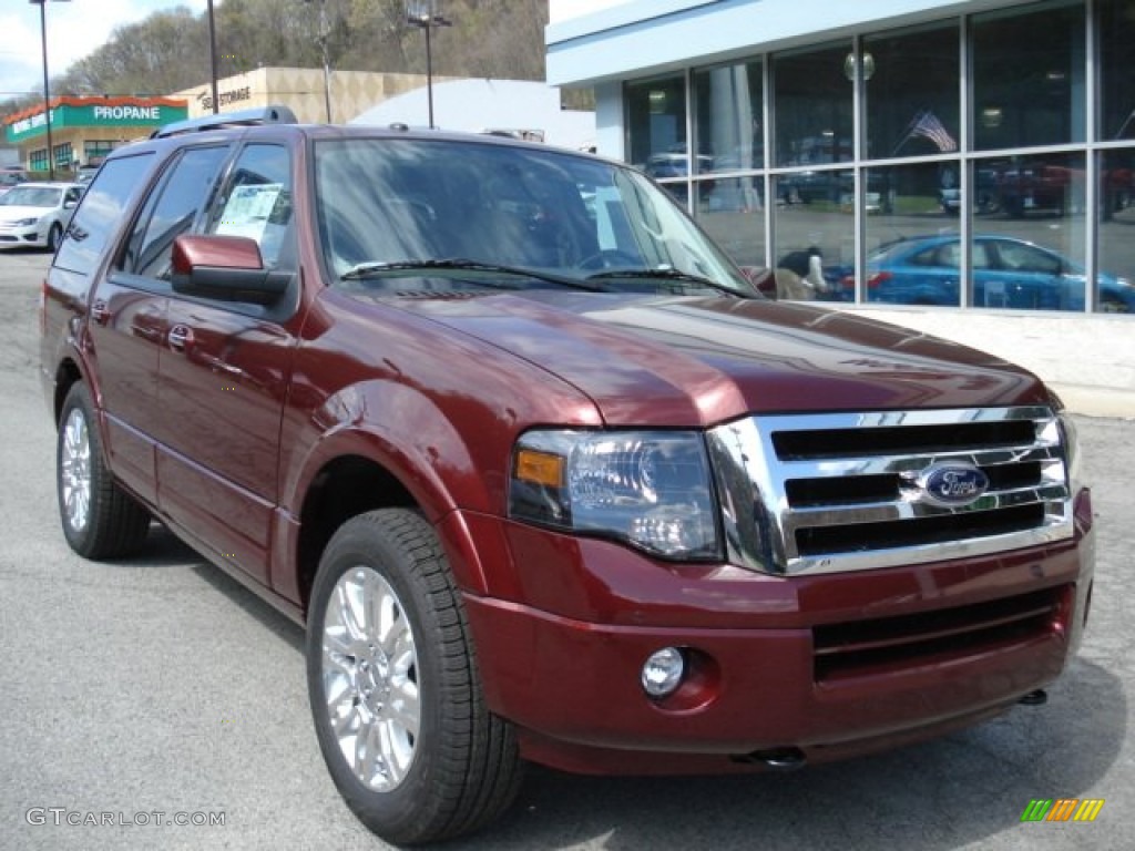 Autumn Red Metallic 2012 Ford Expedition Limited 4x4 Exterior Photo #63587024