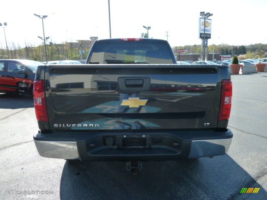 2009 Silverado 1500 LT Extended Cab 4x4 - Black Granite Metallic / Ebony photo #4