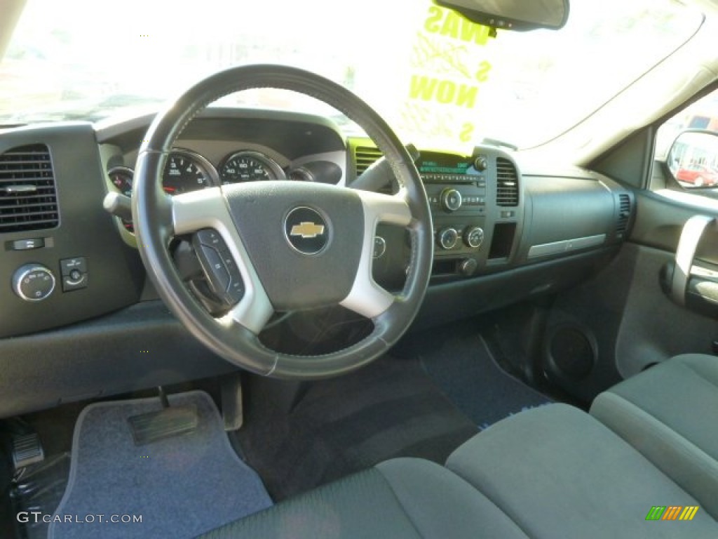 2009 Silverado 1500 LT Extended Cab 4x4 - Black Granite Metallic / Ebony photo #13