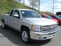 2012 Silver Ice Metallic Chevrolet Silverado 1500 LT Extended Cab 4x4  photo #2