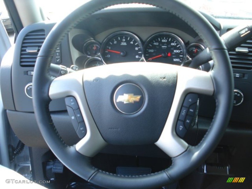 2012 Silverado 1500 LT Extended Cab 4x4 - Silver Ice Metallic / Ebony photo #18