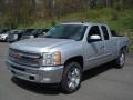 2012 Silver Ice Metallic Chevrolet Silverado 1500 LT Extended Cab 4x4  photo #4