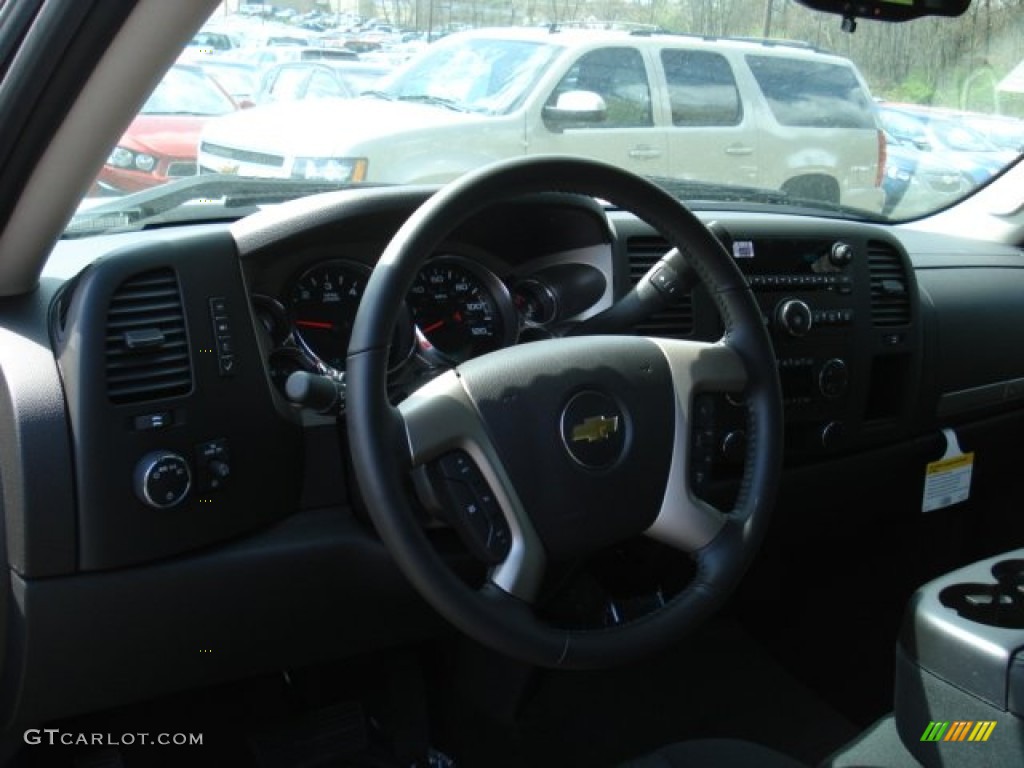 2012 Silverado 1500 LT Extended Cab 4x4 - Silver Ice Metallic / Ebony photo #10