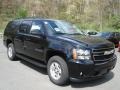 2012 Black Chevrolet Suburban LT 4x4  photo #2