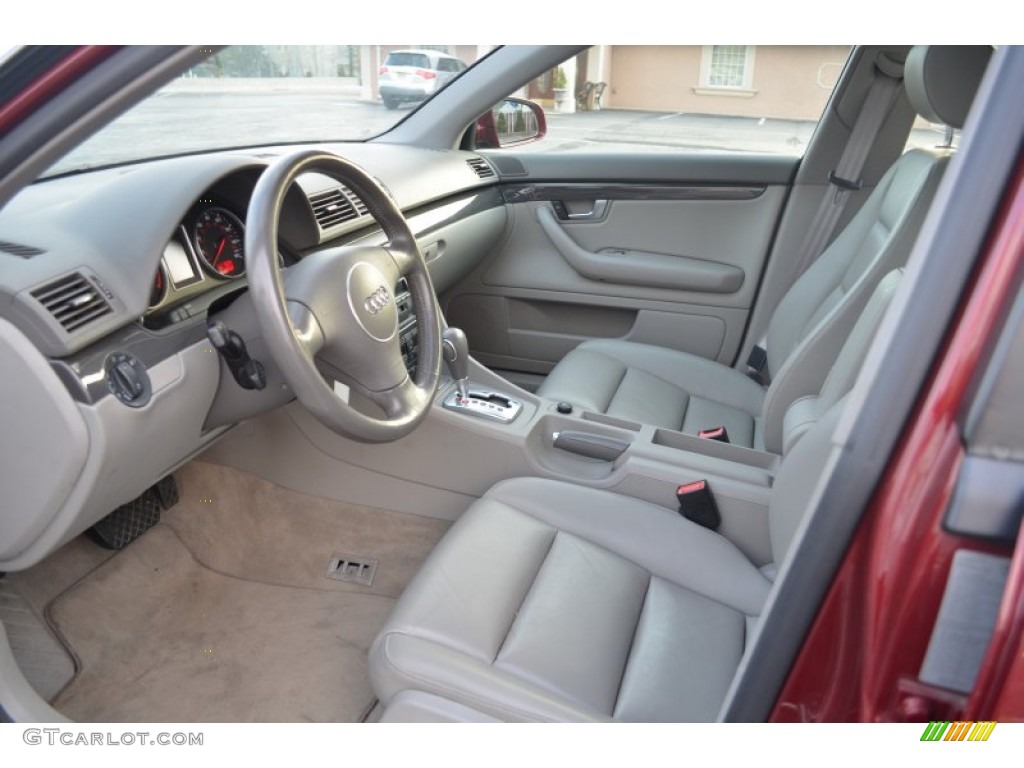 Ebony Interior 2004 Audi A4 1.8T quattro Sedan Photo #63590548