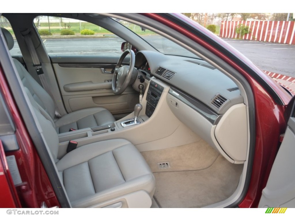 2004 A4 1.8T quattro Sedan - Crimson Red Pearl Effect / Ebony photo #11