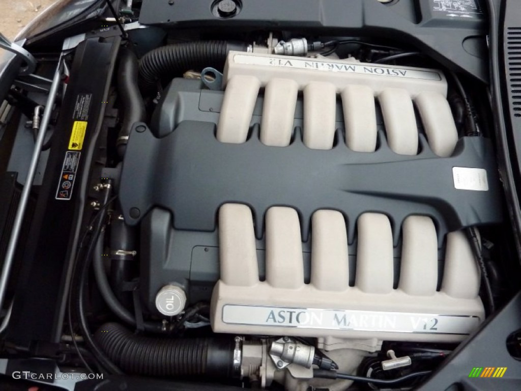 2002 Aston Martin DB7 Vantage Volante 5.9 Liter DOHC 48-Valve V12 Engine Photo #63591979