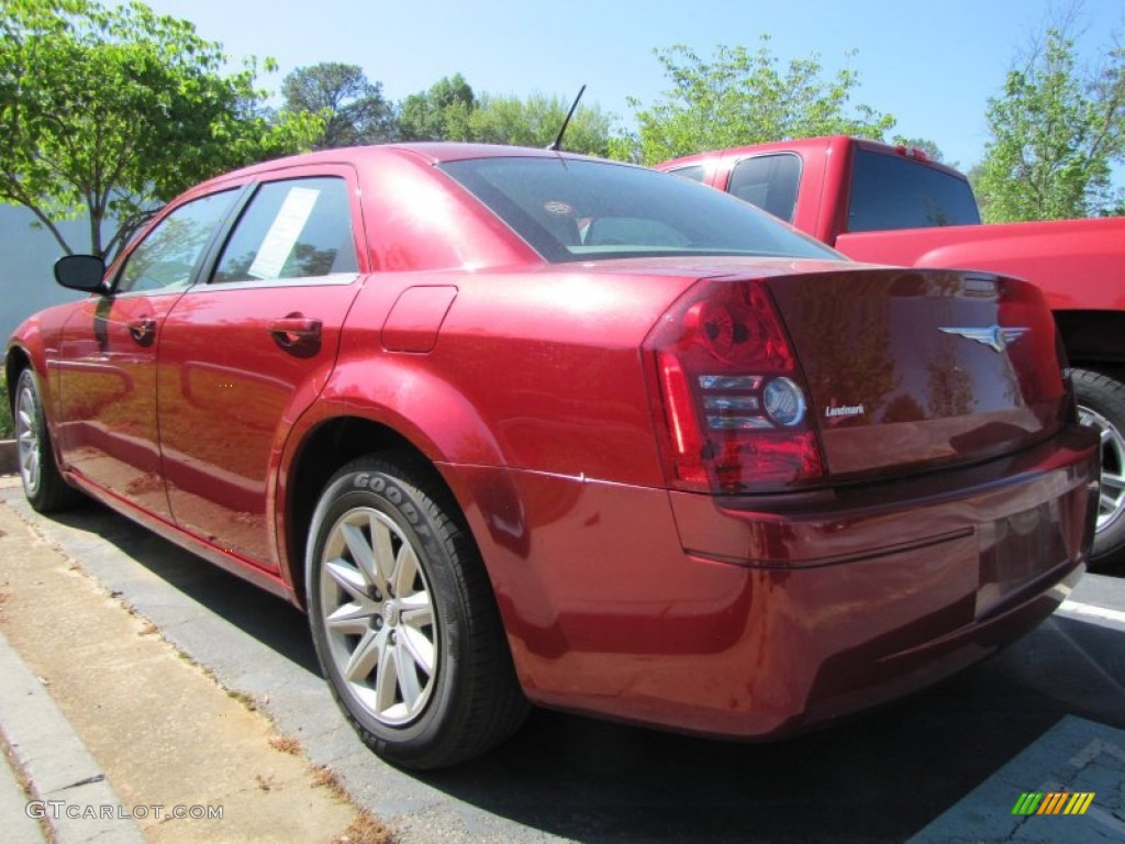 2008 300 LX - Inferno Red Crystal Pearl / Dark Slate Gray photo #2