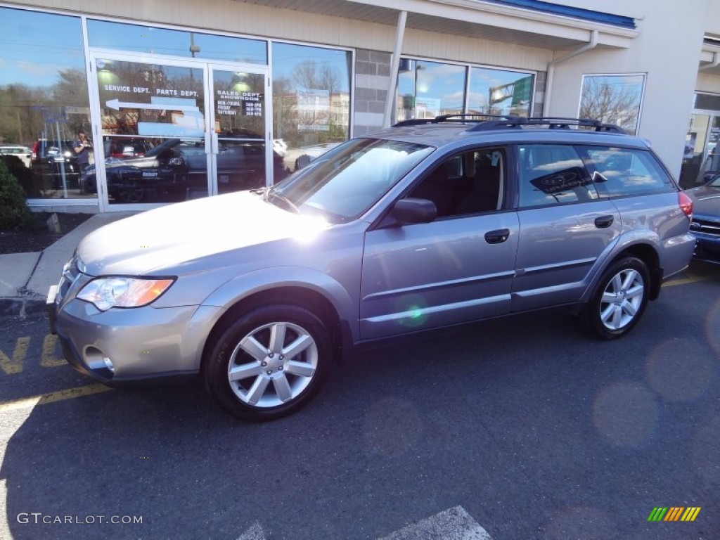 2009 Outback 2.5i Special Edition Wagon - Quartz Silver Metallic / Off Black photo #2