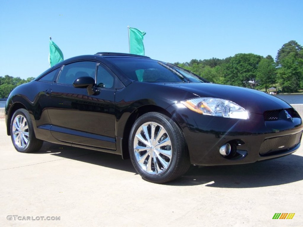 2007 Eclipse SE Coupe - Kalapana Black / Dark Charcoal photo #1