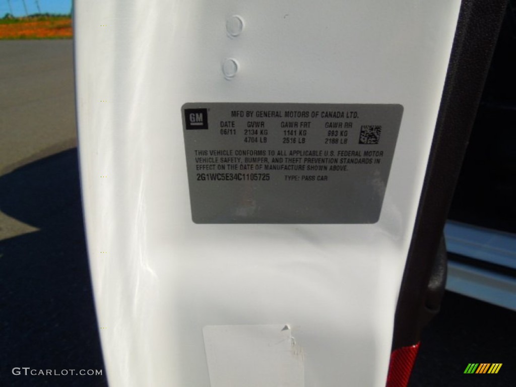 2012 Impala LTZ - Summit White / Ebony photo #7