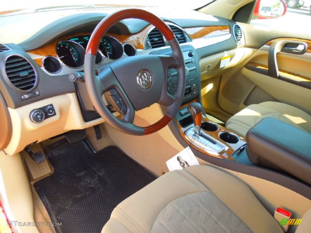 Cashmere Interior 2012 Buick Enclave FWD Photo #63594379