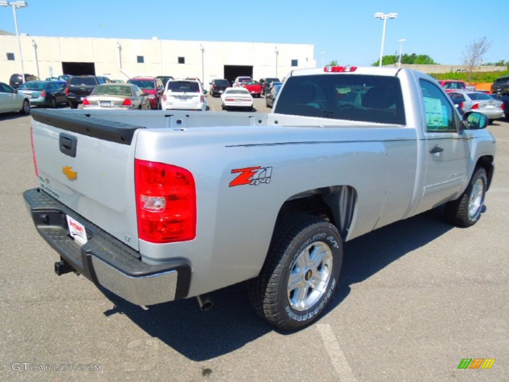 2012 Silverado 1500 LT Regular Cab 4x4 - Silver Ice Metallic / Ebony photo #6