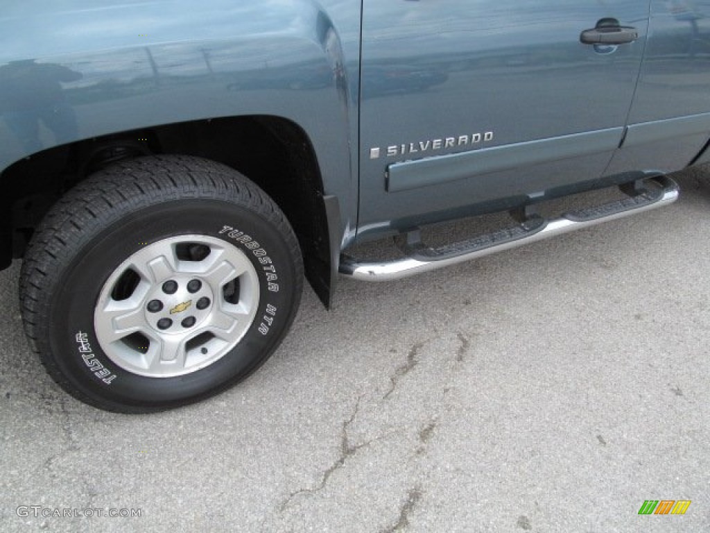 2007 Silverado 1500 LT Z71 Extended Cab 4x4 - Blue Granite Metallic / Light Titanium/Ebony Black photo #3